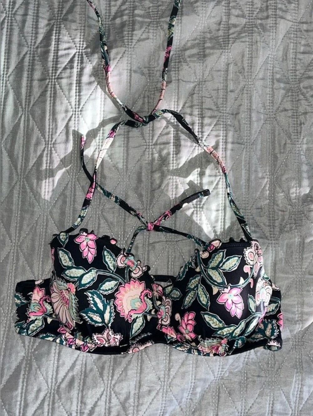 Shade & Shore Deep Emerald Green Women's Two-Piece Bikini Set